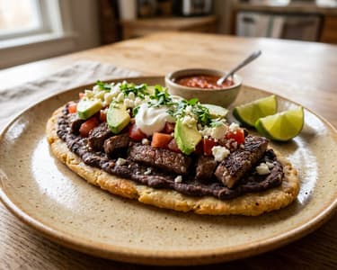 Mexikanische Huaraches con Bistec | Knusprig & Deftig