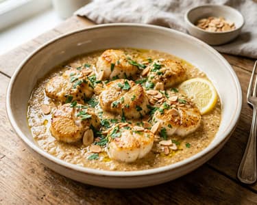 Rape a la Marinera | Spanish Monkfish in Almond Sauce
