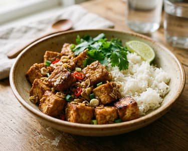 Wok Lemongrass Tofu | Crispy in 15 Minutes