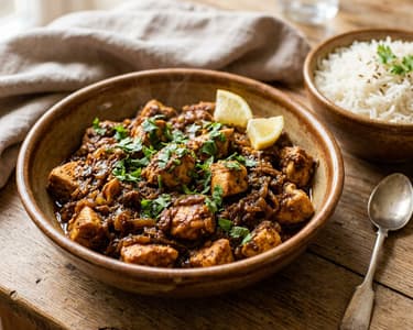 Indian Chicken Bhuna | Spicy Chicken Skillet in 25 Mins