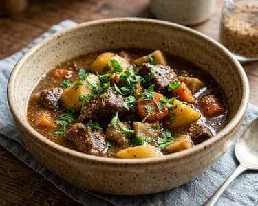 Kremser Mustard Beef Stew | Tender & Savory Braise