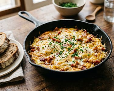 Carinthian Frigga | Hearty Alpine Skillet with Mountain Cheese & Egg