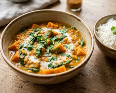 Süßkartoffel-Linsen-Curry | Cremig & Wärmend