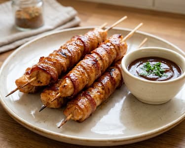 Hendl-Bacon-Grillfackeln | Rauchig & knusprig vom Grill
