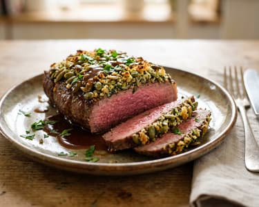 Styrian Pumpkin Seed Rostbraten | Tender Beef with a Nutty Crust