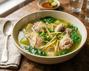Tinolang Manok | Filipino Ginger Chicken Soup