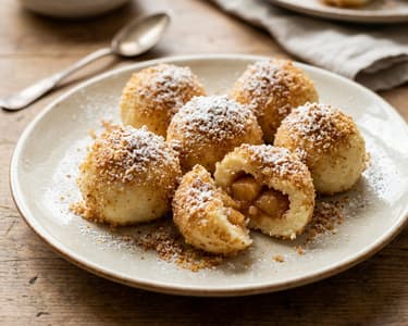 Altwiener Apfelknödel | Saftig & Zimtig