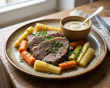 Old Viennese Beef Shoulder with Semmelkren | Tender Boiled Beef