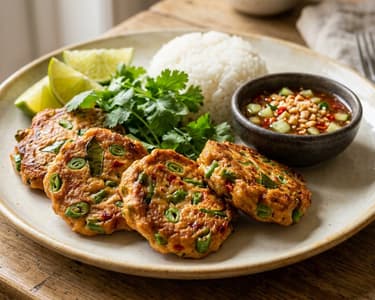 Tod Mun Pla | Crispy Thai Fish Cakes