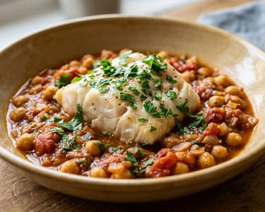 Bacalao con Garbanzos | Cod with Chickpeas