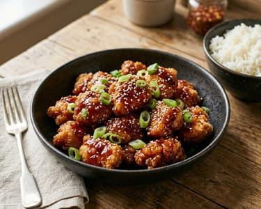 General Tso Wok-Hendl | Knusprig & pikant in 15 Minuten