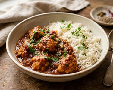 Indisches Hendl Vindaloo | Feurig-würzig in 25 Min.