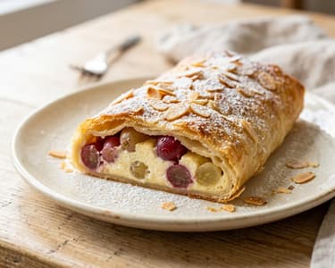 Steirischer Weintrauben-Topfenstrudel | Knusprig & Saftig