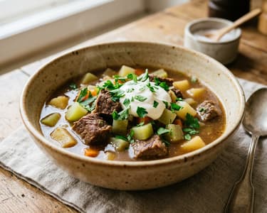 Old Viennese Kohlrabi and Beef Stew | Hearty & Fine