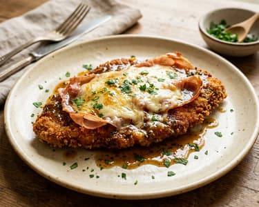 Cotoletta alla Bolognese | Juicy Schnitzel with Prosciutto