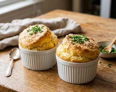Vorarlberg Mountain Cheese Soufflé | Fluffy & Savoury