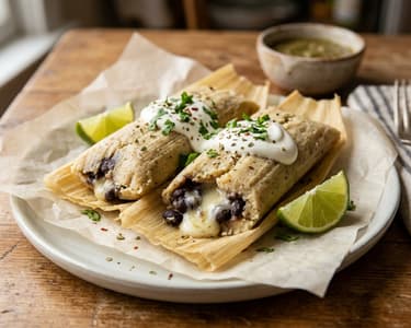 Mexican Tamales de Frijol | Fluffy & Savory