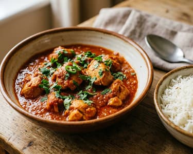 Indian Chicken Vindaloo | Fiery & Spicy 25-Minute Skillet