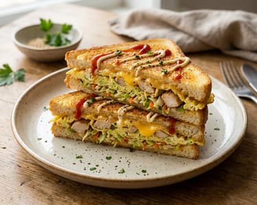 Koreanisches Gilgeori Hendl-Toast