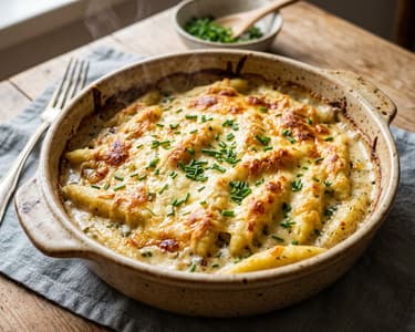 Baked Waldviertel Potato Noodles | With Savoury Mountain Cheese