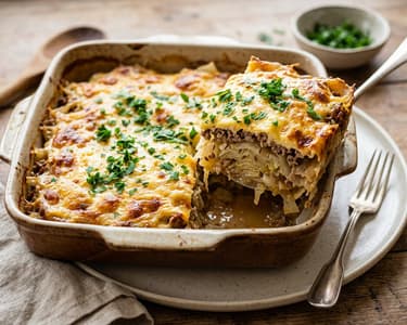 Traditional Viennese Layered Cabbage with Minced Meat | Hearty Autumn Casserole