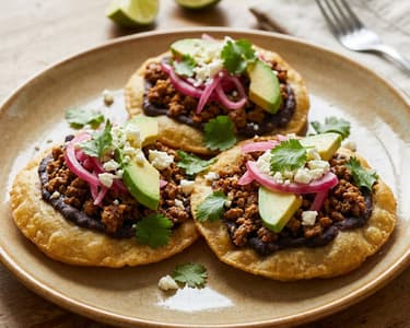 Mexican Panuchos with Beef | Crispy Street Food Hit