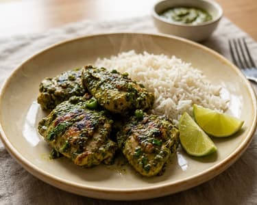 Goanisches Chicken Cafreal | Würzige Hendlpfanne in 25 Min