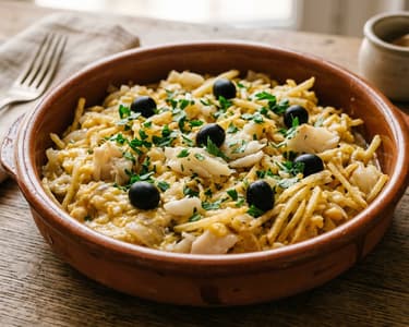 Revuelto de Bacalao | Spanish Cod Scrambled Eggs