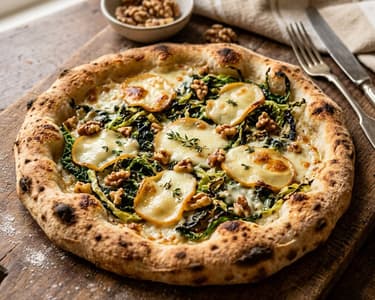 Pizza Bianca mit Wirsing & Scamorza | Aus dem Backrohr