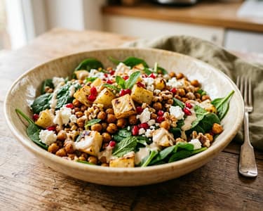 Orientalischer Ofen-Selleriesalat mit Feta | Würziger Herbstgenuss