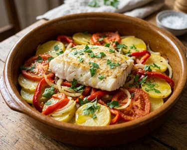 Spanish Oven-Baked Zander | Tender & Juicy