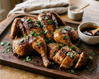 Grilled BBQ Guinea Fowl | Tender & smoky glazed