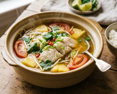 Canh Chua Cá | Vietnamese Fish Stew with Tamarind