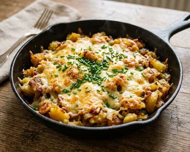 Baked Potato Schmarrn | Crispy from the Oven