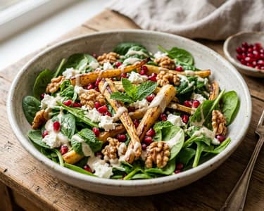 Orientalischer Pastinakensalat mit Feta | Fein-nussig geröstet