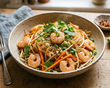 Miến Xào Tôm | Wok Glass Noodles with Prawns