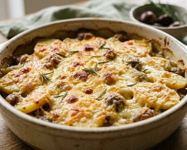 Styrian Potato and Chestnut Casserole | Savoury with Mountain Cheese