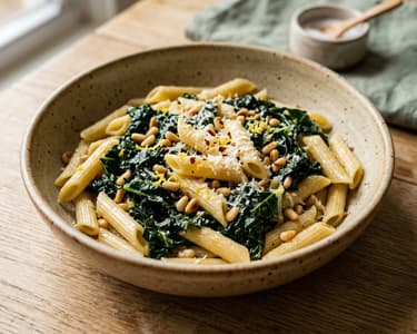 Penne with Tuscan Cavolo Nero | Hearty & Aromatic