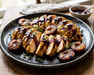 BBQ Corn-Fed Poularde | Juicy with Plum Glaze