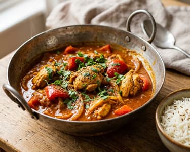 Indisches Chicken Balti | Schnelle Würzpfanne in 20 Minuten