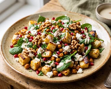 Middle Eastern Parsnip Salad with Feta | Crispy & Fine
