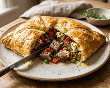 Greek Lamb Exochiko | Crispy in Puff Pastry