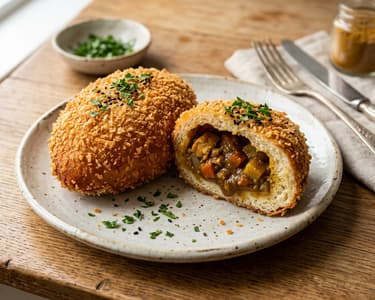 Japanese Chicken Kare Pan | Crispy Street Food Curry Bread