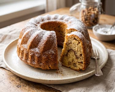 Traditional Viennese Apple Gugelhupf | Moist & Cinnamony
