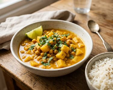 Indisches Pastinaken-Kichererbsen-Curry | Cremig & Wärmend