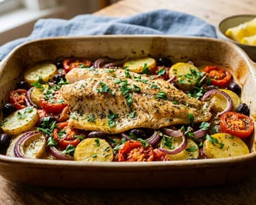 Andalusian-Style Redfish | Oven-Baked