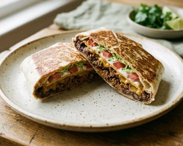 Mexican Beef Crunchwrap | Crispy Street Food Hit