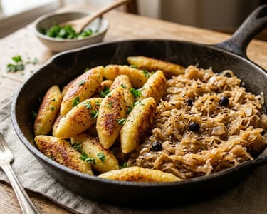 Tiroler Erdäpfelpaunzen | Goldbraun gebacken