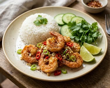 Tôm Rang Muối | Vietnamesische Salz-Pfeffer-Garnelen