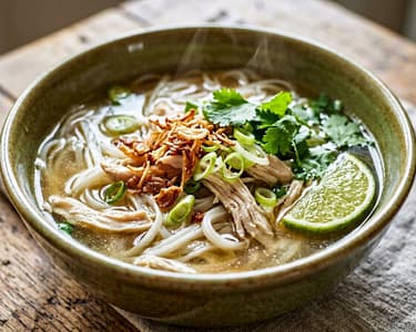 Khao Piak Gai | Laotische Hendl-Nudelsuppe
